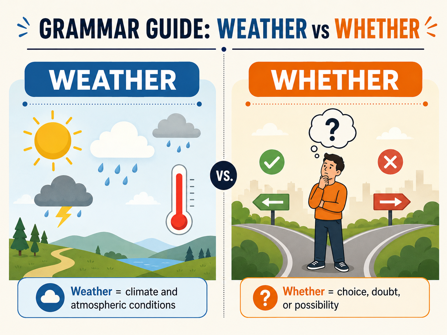 Whether: Meaning, Usage, Grammar, and Examples in English